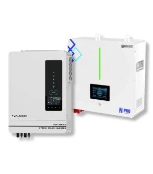 Комплект резервного живлення 10 кВт ARUNA (інвертор EVO 10200/48 та 48100 N-PRO)