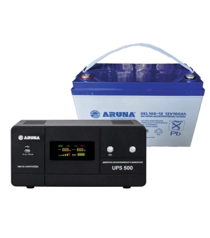 Комплект резервного живлення для котла ARUNA UPS 500 та GEL 100-12