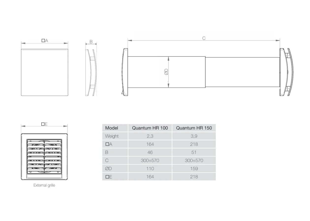 Фото 6 - Рекуператор Aerauliqa QUANTUM HR 150