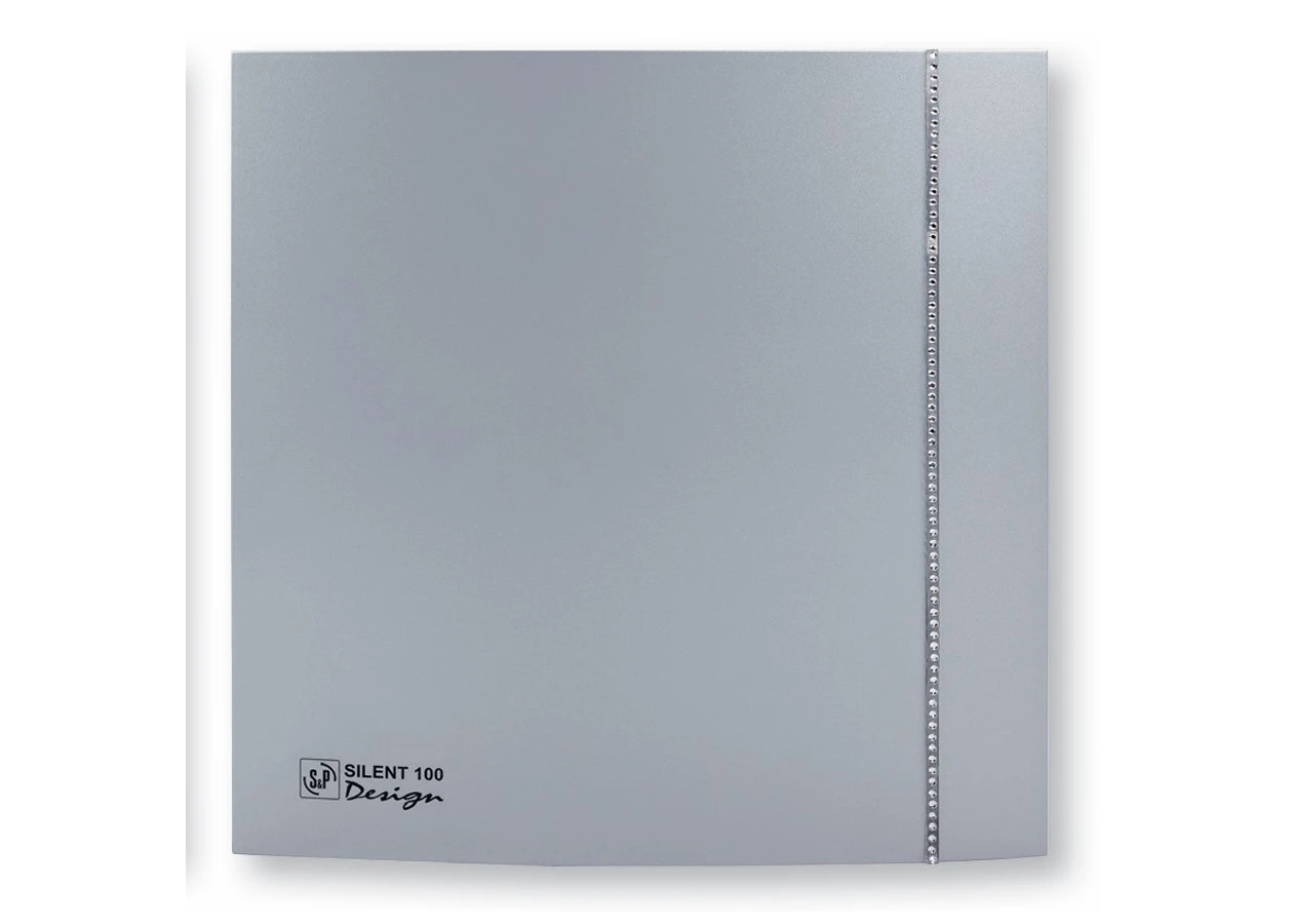 Фото 1 - Вентилятор SOLER&PALAU SILENT-100 CZ SILVER DESIGN SWAROVSKI