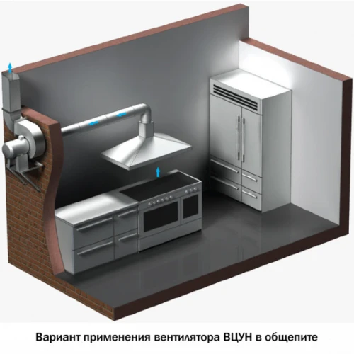Фото 2 - Вентилятор улитка Вентс ВЦУН 160х74-0,55-4 (750 м3/час)