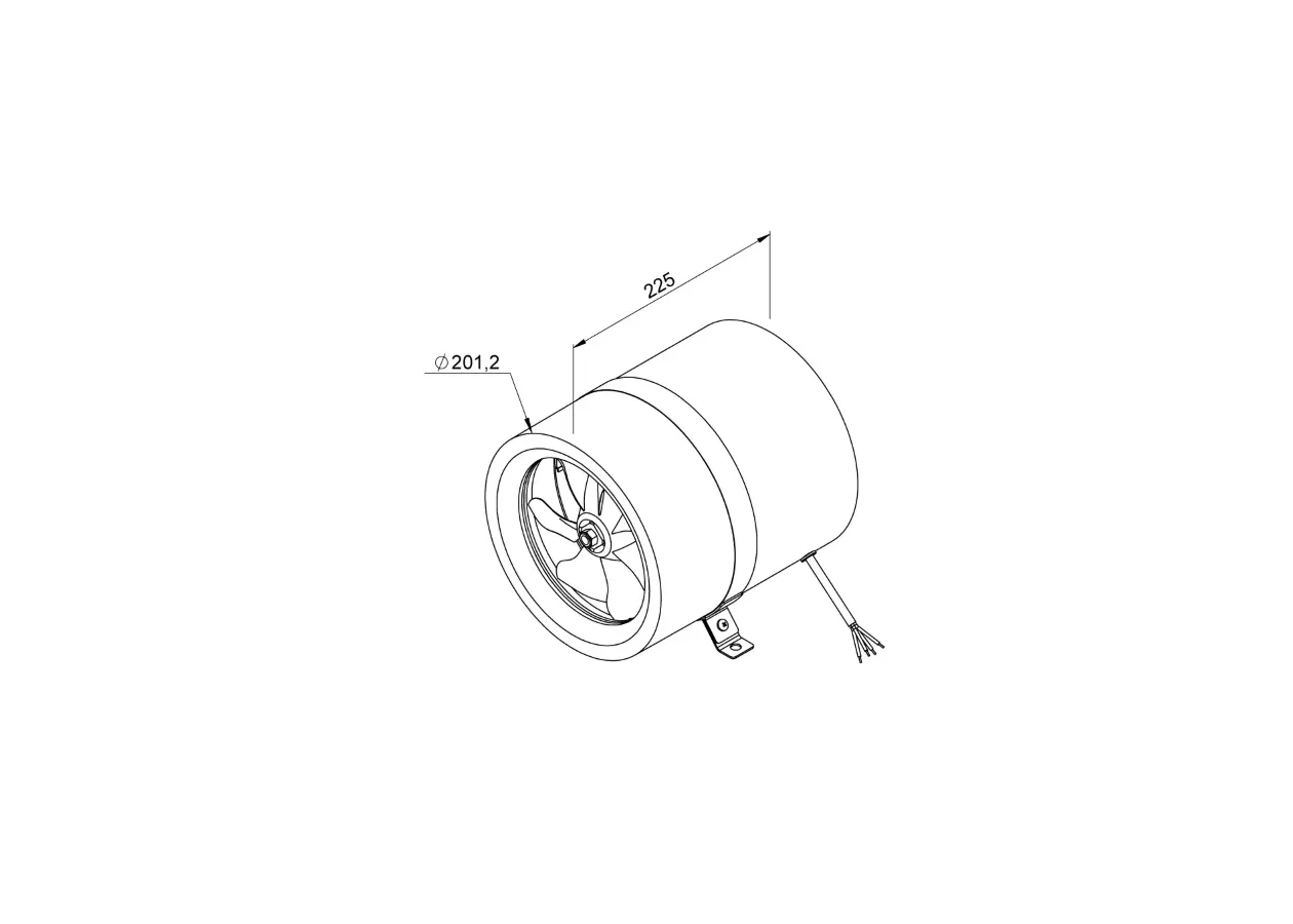 Фото 2 - Ruck EL 200L E2M 01 – осевой канальный вентилятор