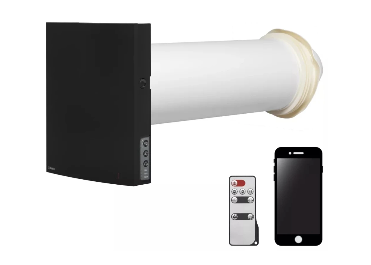 Фото 1 - Побутовий рекуператор BLAUBERG Vento Expert Plus WiFi Black