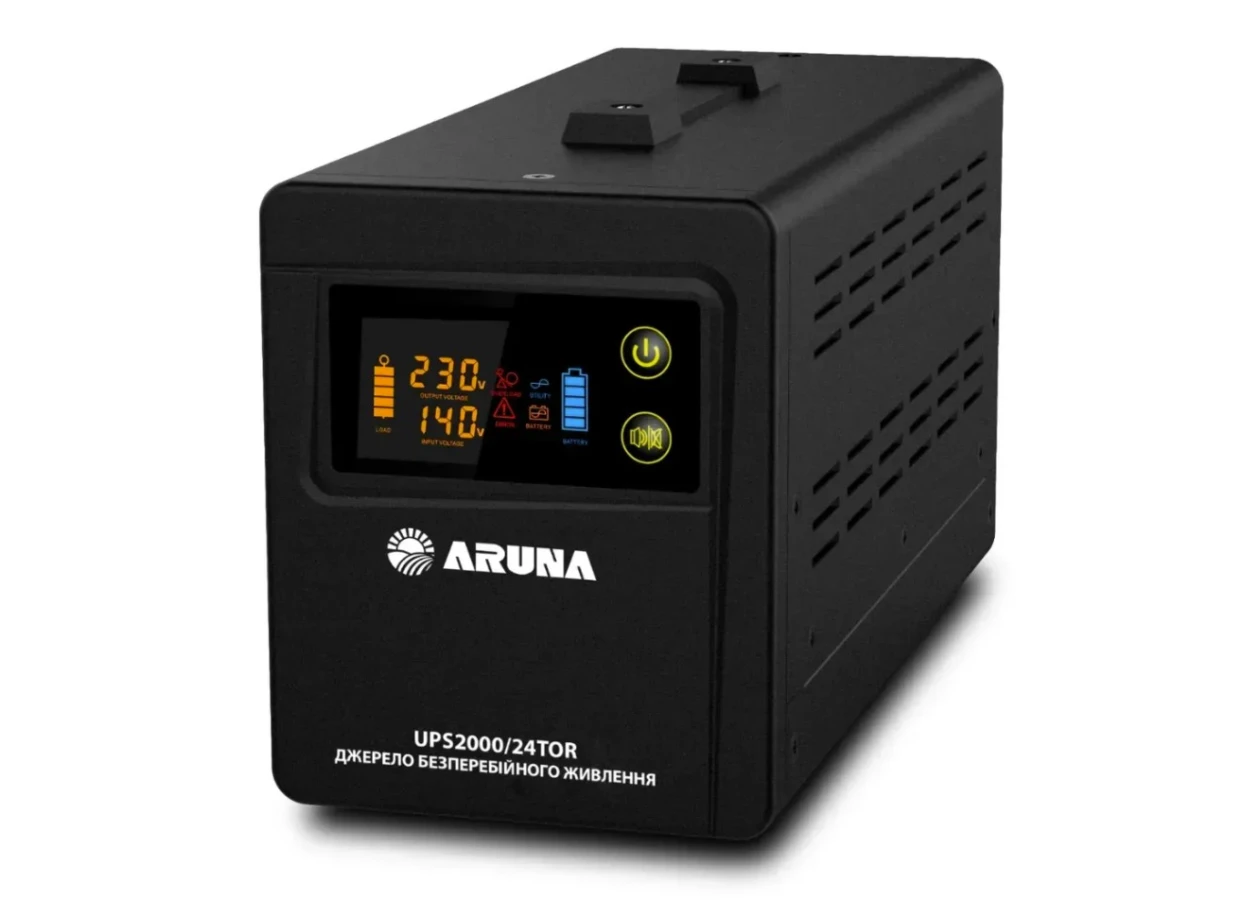 Фото 1 - Джерело безперебійного живлення Aruna UPS 2000/24 TOR