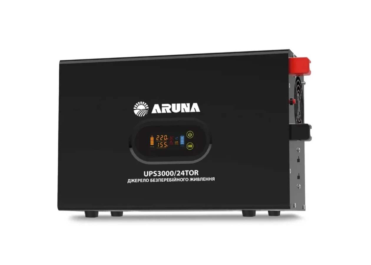 Фото 1 - Джерело безперебійного живлення Aruna UPS 3000/24 TOR