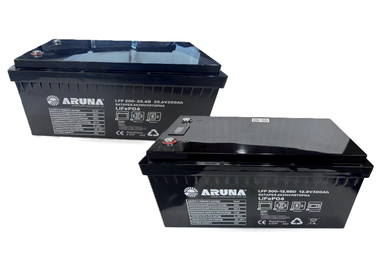 Фото 2 - Акумулятор ARUNA LFP 100-25,6B (2560Wh, BMS)
