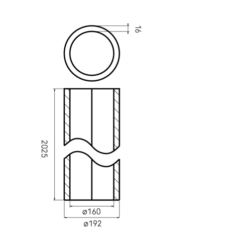 Фото 3 - Утепленный воздуховод Ubbink Aerfoam D 160 L=2 м