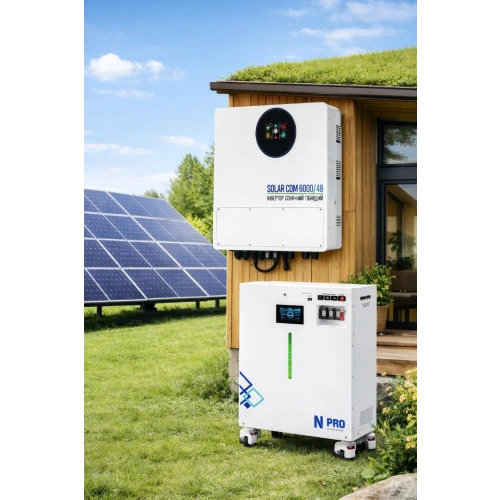 Фото 2 - Гибридный инвертор ARUNA SOLARCOM 6000/48 (6kW, 48A, 125А, Wi-Fi)