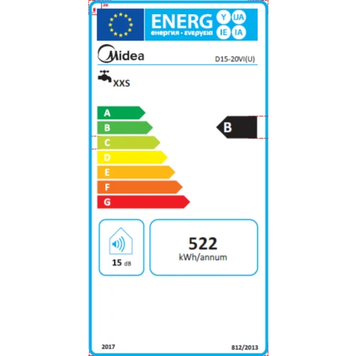 Фото 7 - Водонагрівач MIDEA D15-20VI(U)