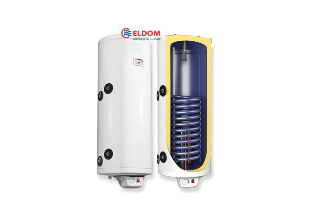 Фото 3 - Водонагрівач Eldom Green Line Eureka 80 SLIM 2x1.0 kW 0,49 m²  WV08039SRD