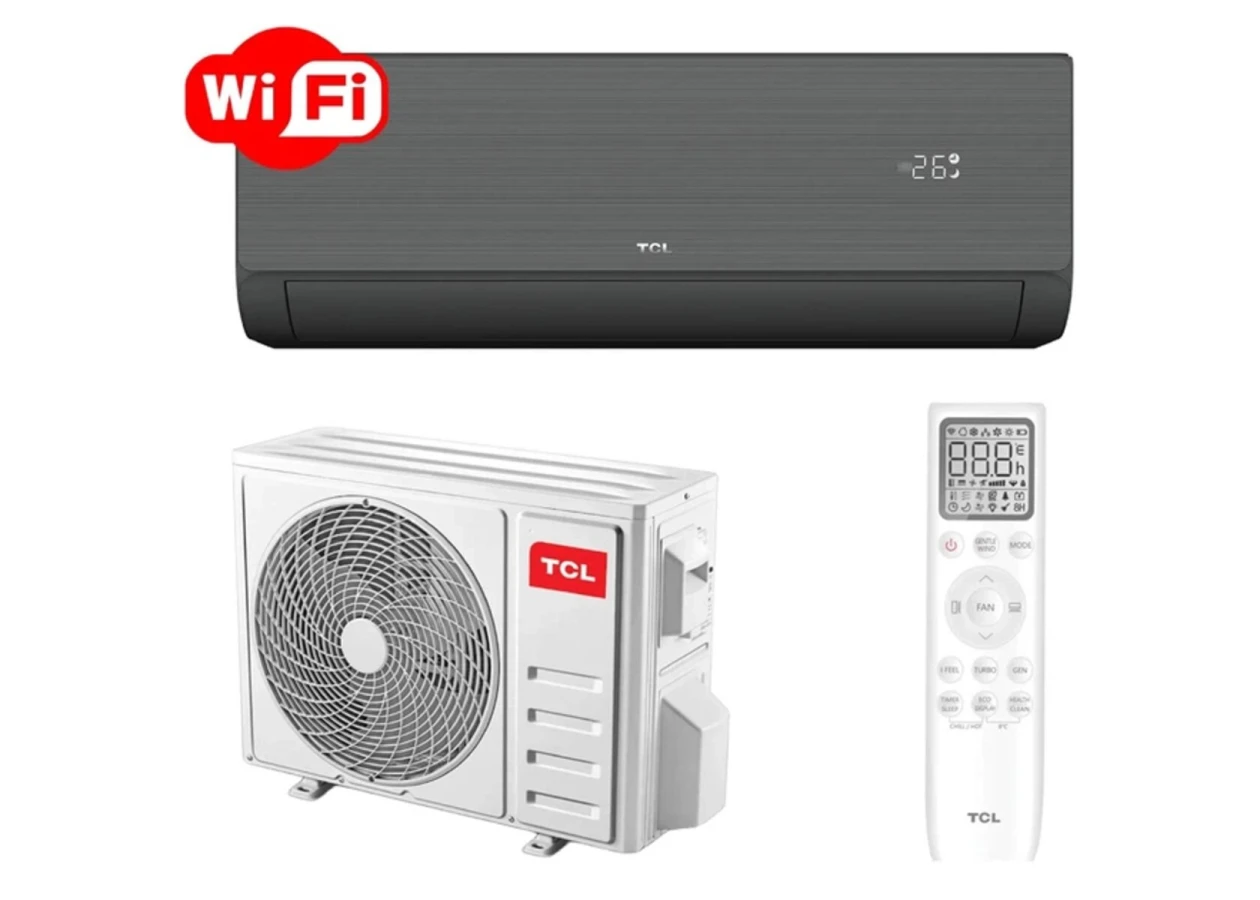 Фото 1 - Кондиціонер TCL TAC-09CHSD/ZG41IHB Black HeatPump R32 WI-FI