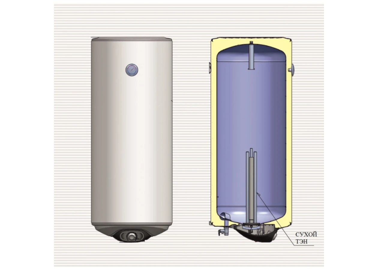 Фото 6 - Водонагрівач Eldom Eureka 80 SLIM  2x1.0 kW  WV08039D