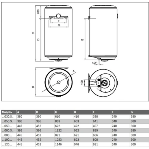 Фото 6 - Бойлер BOSCH TR2000T 30 SB