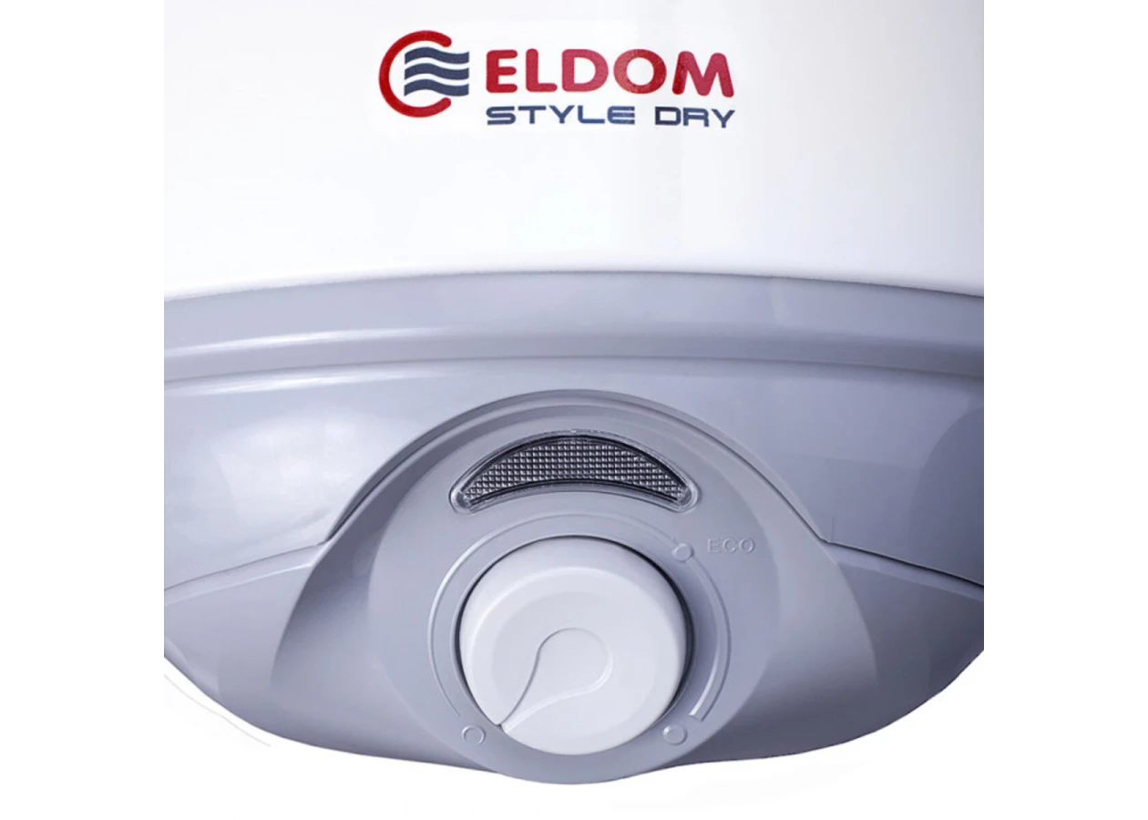Фото 4 - Водонагрівач Eldom Style DRY 30 SLIM  2x0.8 kW 72269WD