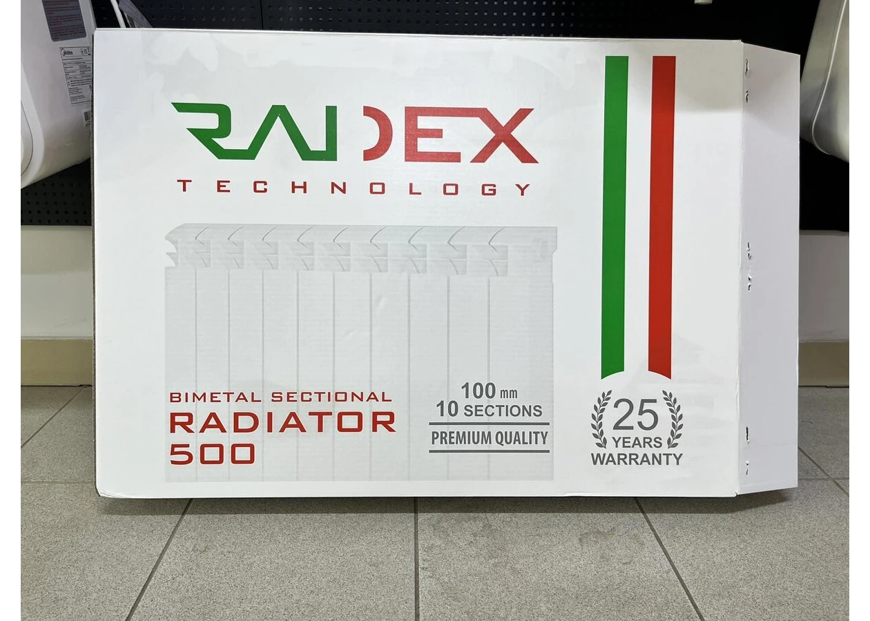 Фото 3 - Біметалевий радіатор Radex 100/500
