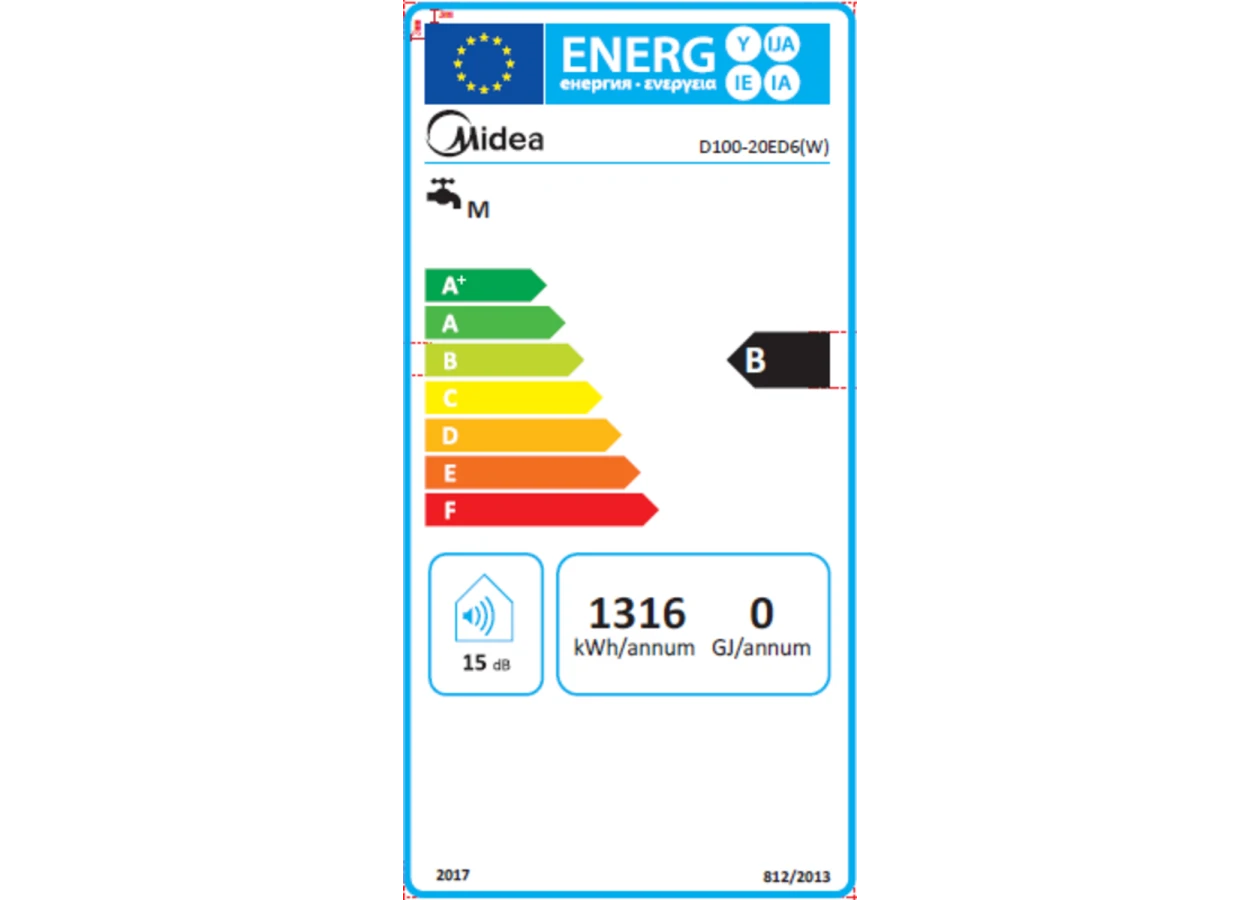Фото 6 - Водонагрівач MIDEA PRIME Wi-Fi  D100-20ED6 (W)