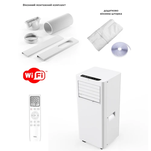 Мобільний кондиціонер TCL TAC-09CPB/PSLWS WI-FI