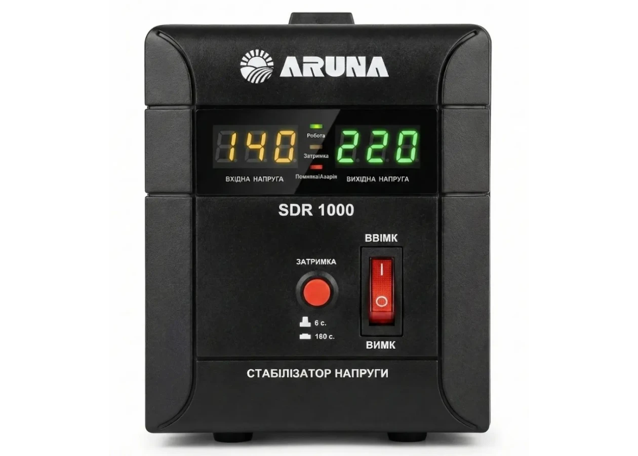 Фото 1 - Стабілізатор напруги ARUNA SDR 1000