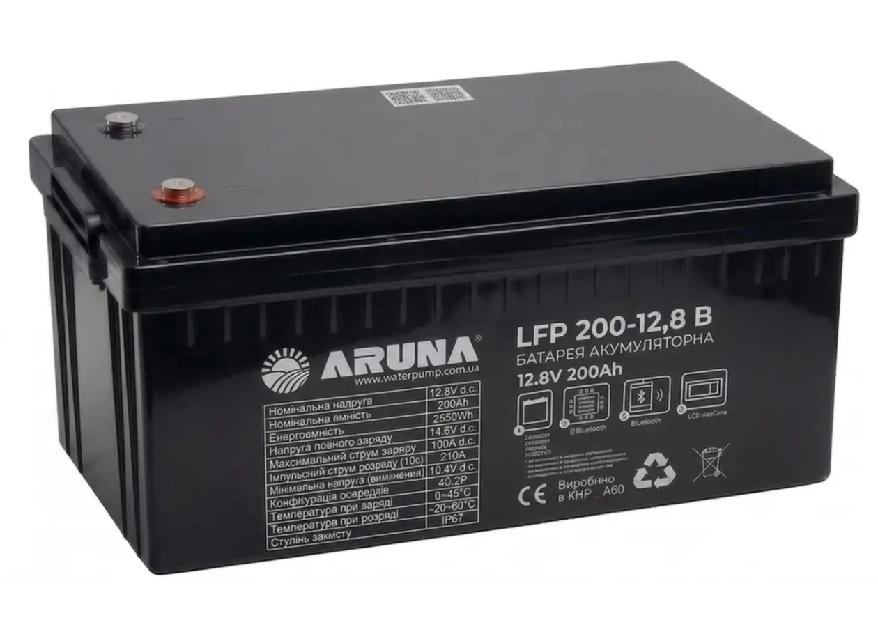 Фото 2 - Комплект безперебійного живлення для будинку Aruna UPS 1500TOR та LFP200-12B