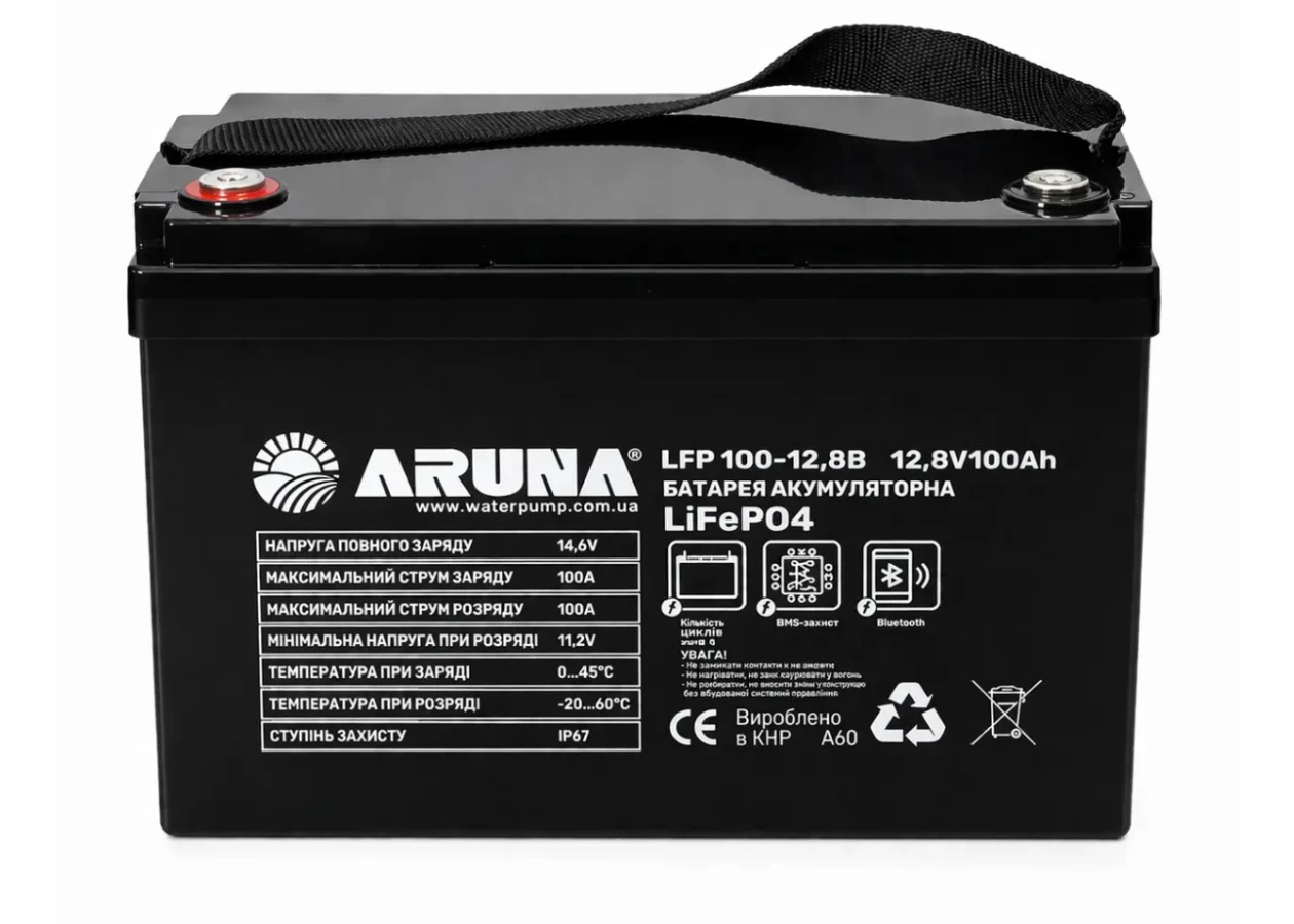 Фото 2 - Комплект безперебійного живлення для будинку Aruna UPS 1500TOR та LFP100-12B