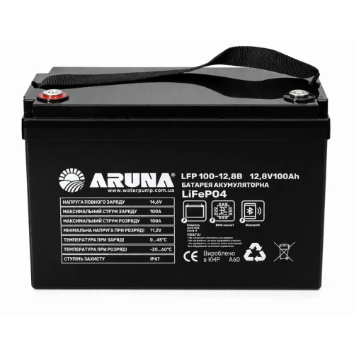 Фото 2 - Комплект безперебійного живлення для будинку Aruna UPS 1500TOR та LFP100-12B