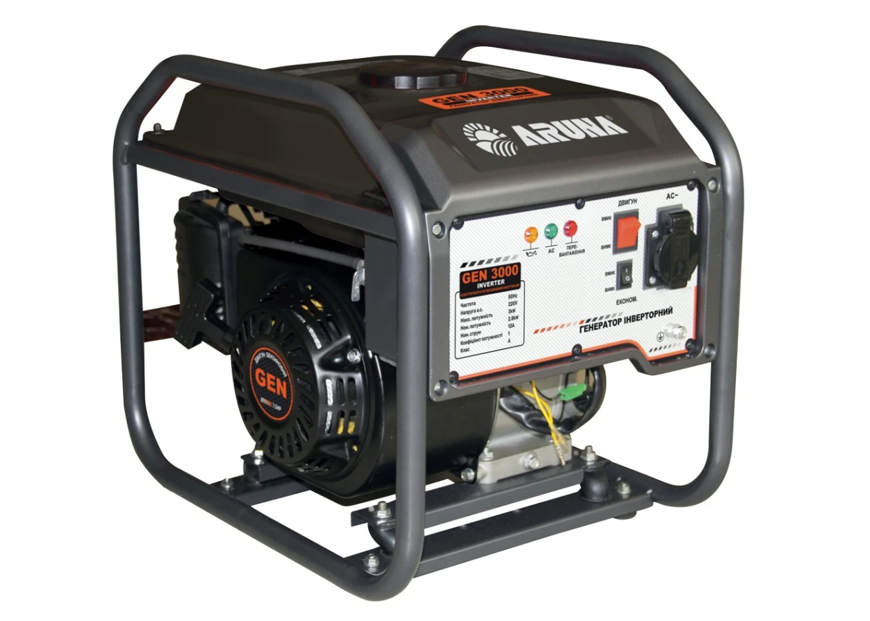 Фото 1 - Інверторний генератор ARUNA GEN 3000 INVERTER