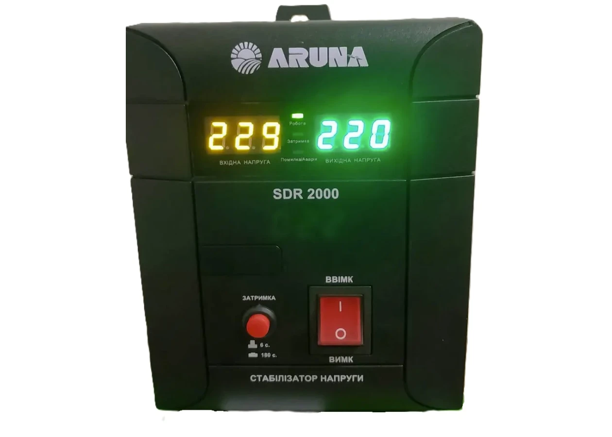 Фото 2 - Стабилизатор напряжения ARUNA SDR 2000