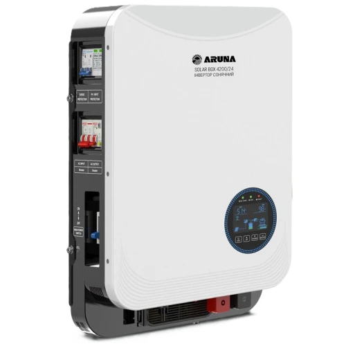 Гібридний інвертор ARUNA Solar BOX 4200/24 (4200W, 24V, 100A, Wi-FI)