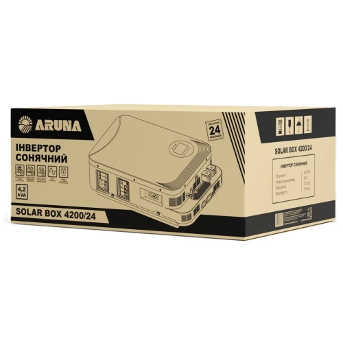 Фото 2 - Гібридний інвертор ARUNA Solar BOX 4200/24 (4200W, 24V, 100A, Wi-FI)
