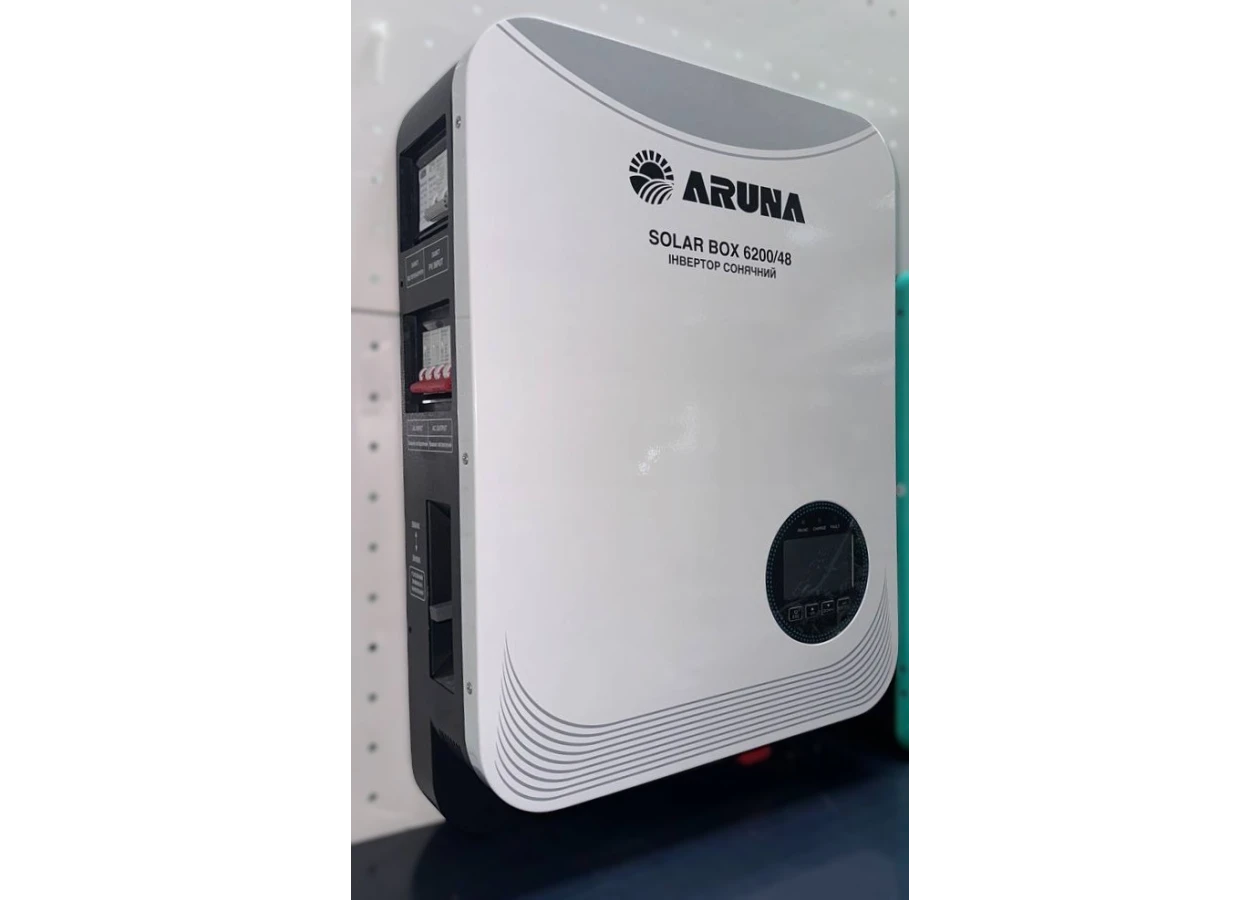 Фото 2 - Гібридний інвертор ARUNA Solar BOX 6200/48 (6200W, 48V, 100A, Wi-Fi)