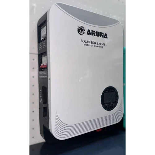 Фото 2 - Гібридний інвертор ARUNA Solar BOX 6200/48 (6200W, 48V, 100A, Wi-Fi)