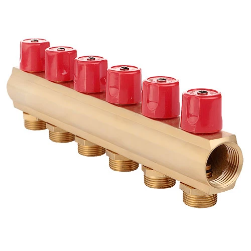 Балка колекторна FADO з вентилями 1x3/4 x6