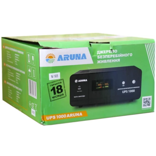 Фото 3 - Комплект резервного живлення для котла ARUNA UPS 1000 та GEL 100-12
