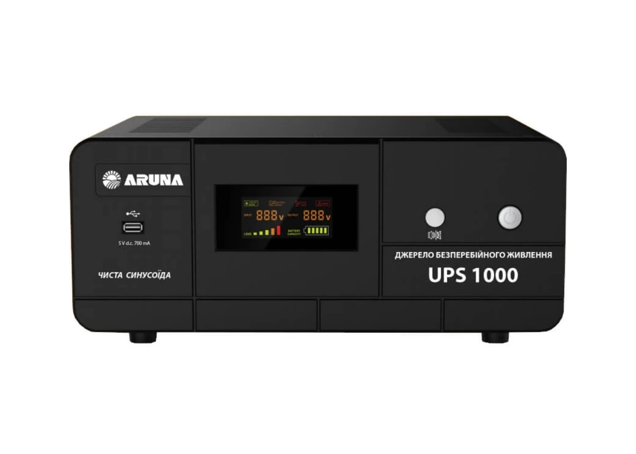 Фото 3 - Комплект резервного живлення для котла ARUNA UPS 1000 та GEL 120-12