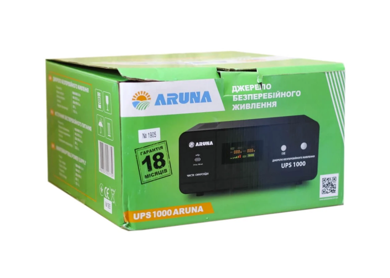 Фото 4 - Комплект резервного живлення для котла ARUNA UPS 1000 та GEL 120-12