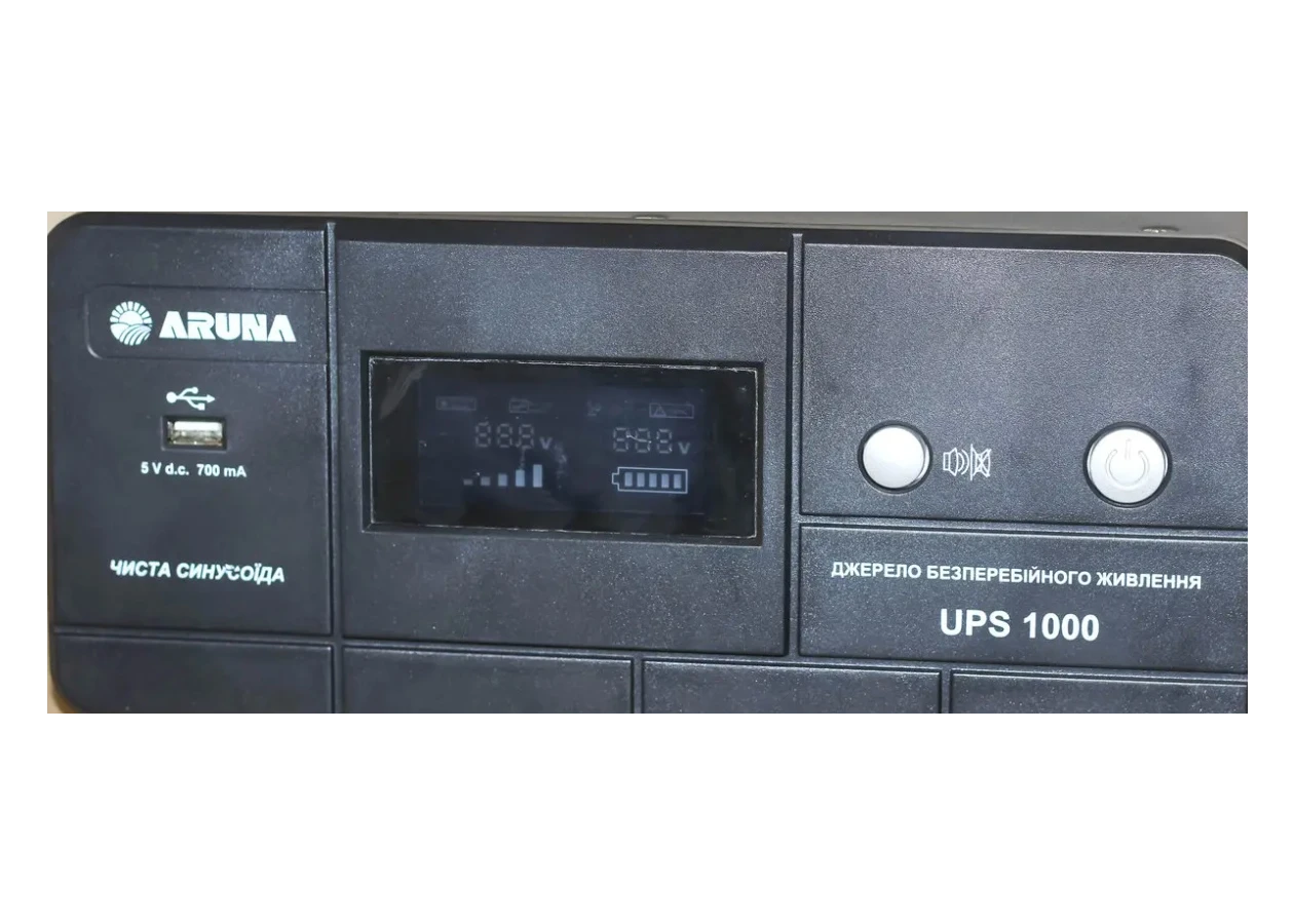 Фото 6 - Комплект резервного живлення для котла ARUNA UPS 1000 та GEL 120-12