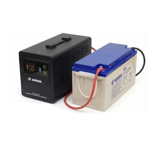 Комплект резервного живлення для котла ARUNA UPS 500TOR та GEL 100-12