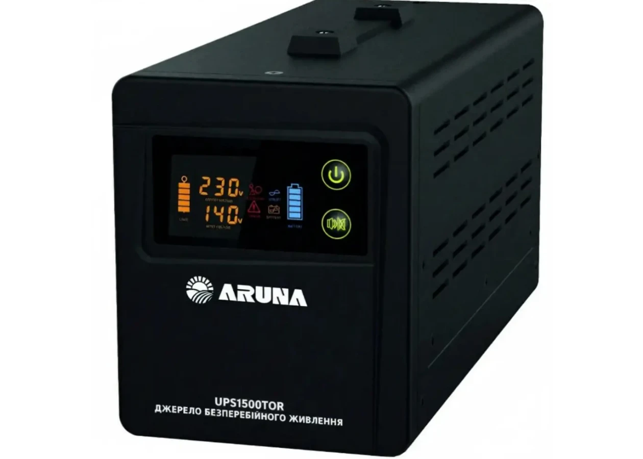 Фото 4 - Комплект резервного живлення для квартири ARUNA UPS 1500TOR та акумулятор MIDCO Solar LiFePO4 100-12